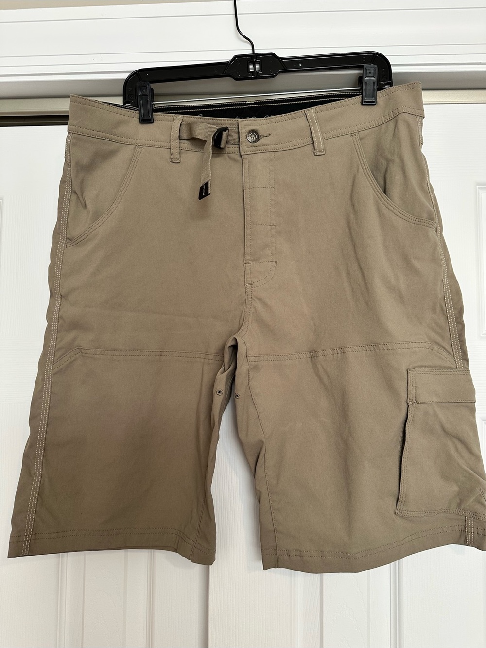 Prana Men's Cargo Shorts in Khaki Tan